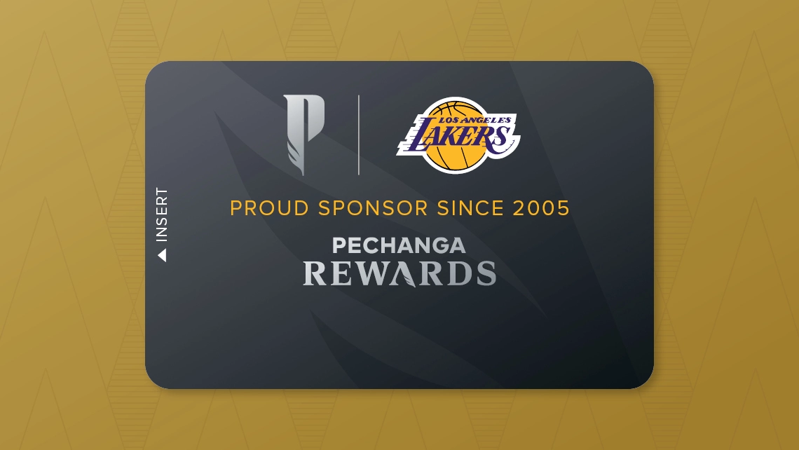 Los Angeles Lakers Sponsorship Card